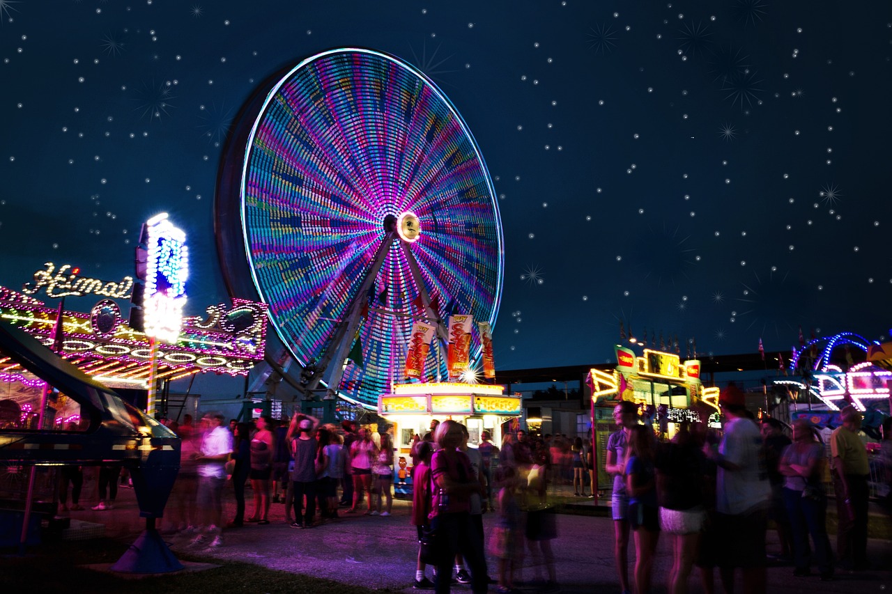 carnival rides, night, ferris wheel-2648047.jpg